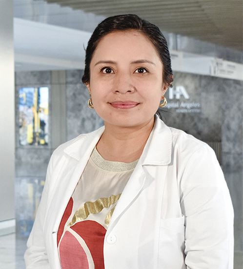 Es la foto de perfil de una inmunóloga y alergóloga pediátrica en Querétaro de Hospital Angeles Centro Sur.